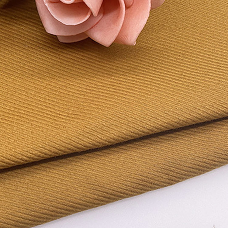 Shaoxing textiles al por mayor 300gsm algodón elástico doble tela de chaqueta de twill