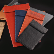 菜单夹餐厅点菜便签夹税务票据皮革会议垫A4写字垫板夹收银夹