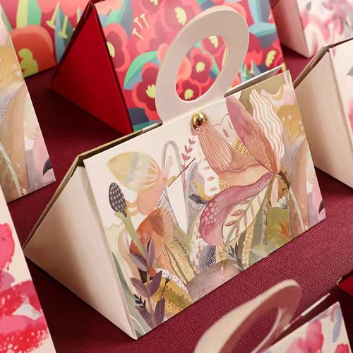新款欧式婚礼喜糖盒批发伴手礼礼盒 同款个性婚庆包装花盒
