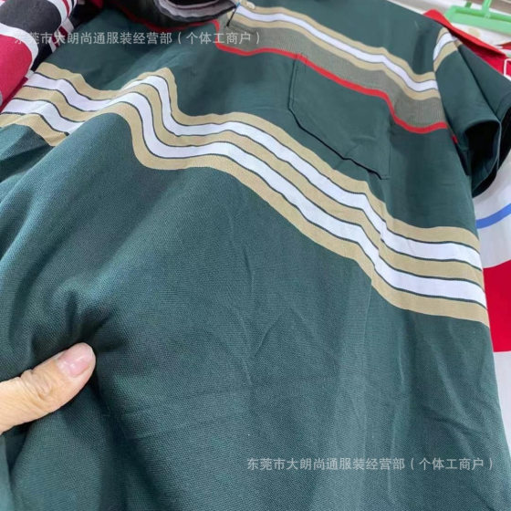 Summer new middle-aged and old dad men's Polo shirt lapel short sleeve T-shirt foreign trade stall supply wholesale