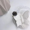 Three dimensional resin, ring, handmade, new collection, flowered, roses