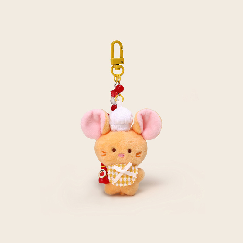 Original Mini Cub Battle Plush Mobile Phone Chain Small Pendant Cute School Bag Keychain Men and Women Accessories Wholesale