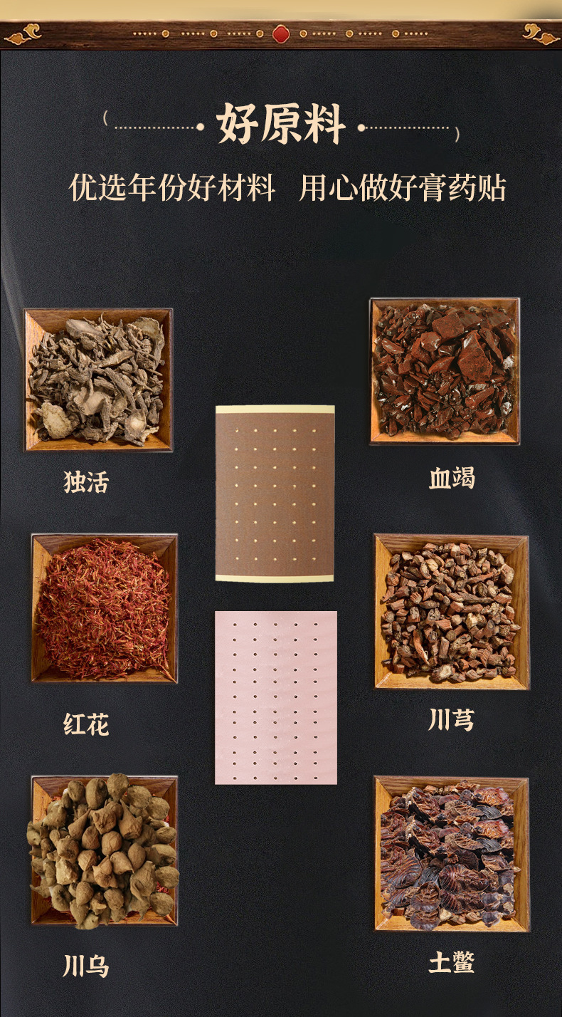 Perforated Elastic Herbal Body Patch for Neck Shoulder Waist Leg Knee Support Custom OEM quality and texture