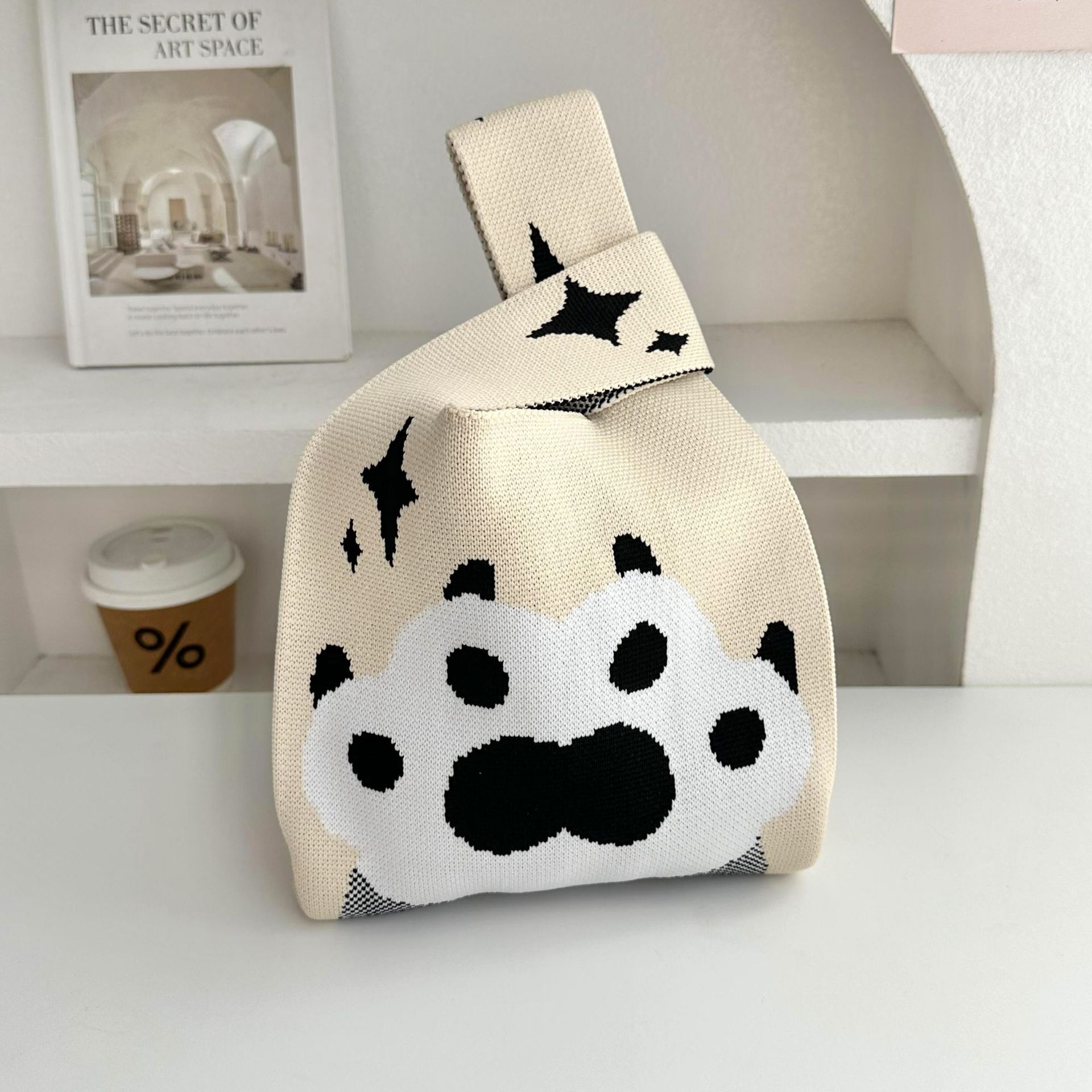 Bolsas de punto bolsas de mano coreanas de gran capacidad bolsas de mano bolsas de mano bolsas de regalo bolsas de muñeca al por mayor