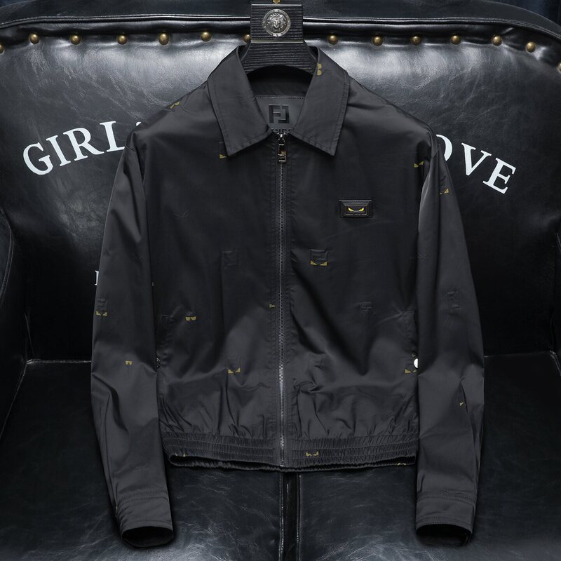 2026 Autumn New Men's Lapel Jacket Slim Fit Versatile Embroidered Workwear Casual Jacket Top 2026 Autumn New Men's Lapel Jacket Slim Fit Versatile Embroidered Workwear Casual Jacket Top