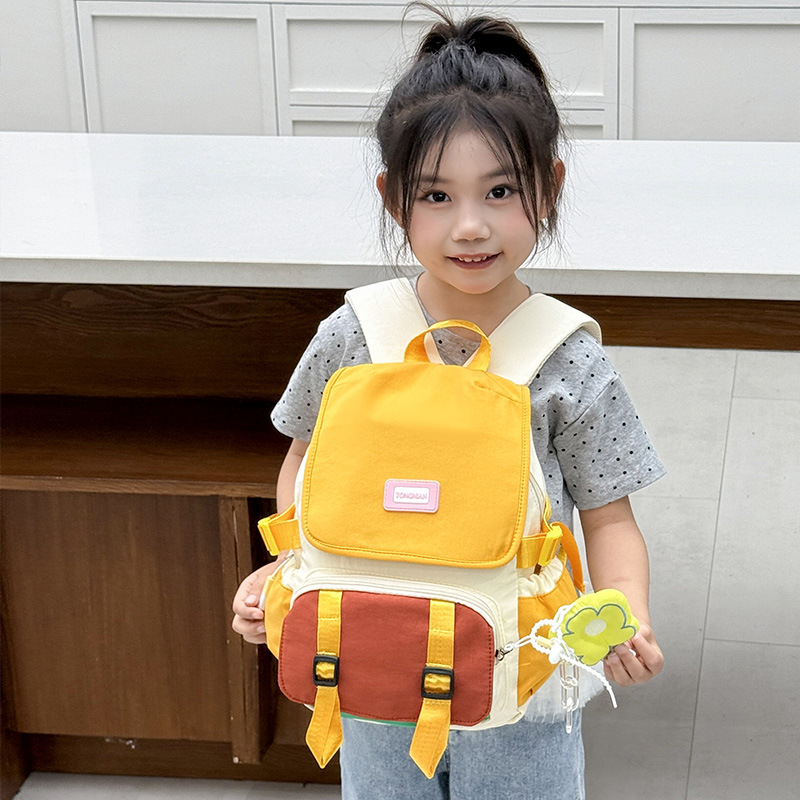 Jardín de infantes, mochila escolar para bebés dulce y encantadora, mochila de flores, 2026 nueva moda de mochila infantil