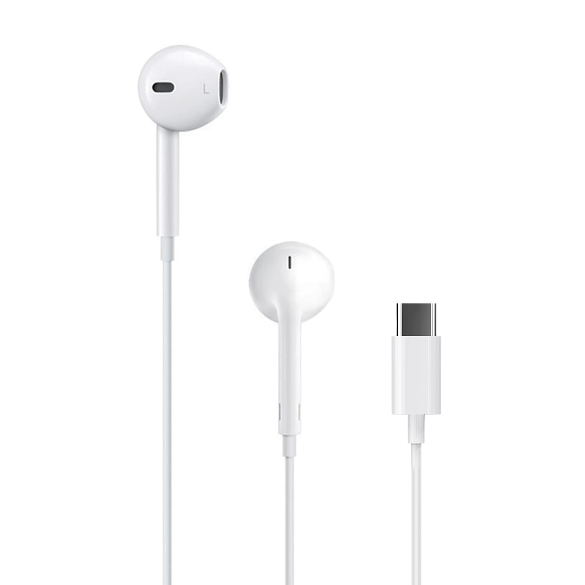 Проводные наушники Apple 16Pro Type-C полуполузакрытые, DAC, музыка с микрофоном, подходят для 15, высокое качество звука
