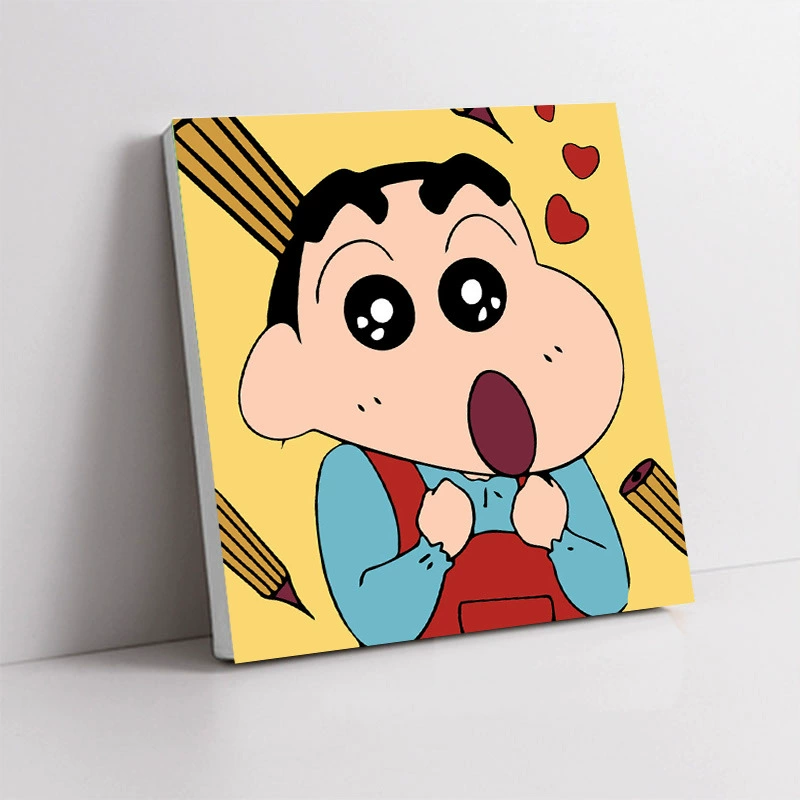 Handmade Acrylic Canvas Art Print, Square 20×20 / 30×30 cm, Sealed Backing, Giftable Designs