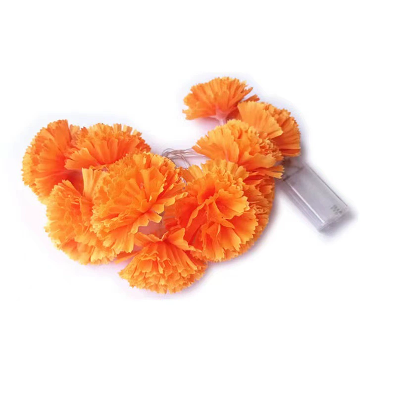 LED-гирлянда с лилиями Дали из chrysanthemum, солн flores, батарейный, длина 1,5 м или 3 м