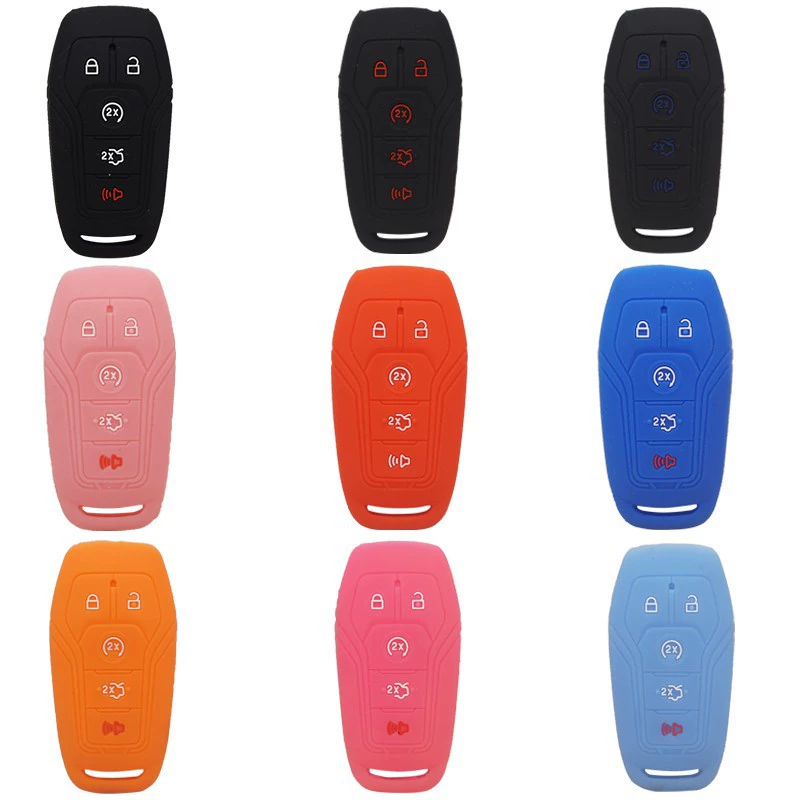 Подходит для силиконового чехла для смарт-ключа автомобиля Ford Taurus Mustang Mondeo Sharp World Tracker