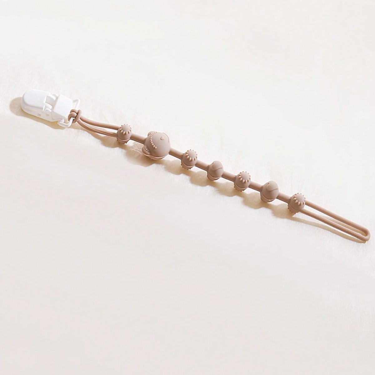 Chupa de goma de dente anti-caída cadena juguete de molar de silicona anti-caída cuerda para bebé pacificador chupa de cadena clips cadena de silicona