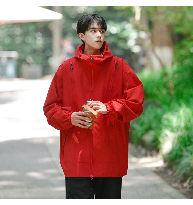 Autumn New Outdoor Mountaineering Clothing Waterproof Stormtrooper and Women's Same Style Multi Zipper workwear Jacket_voghion.com