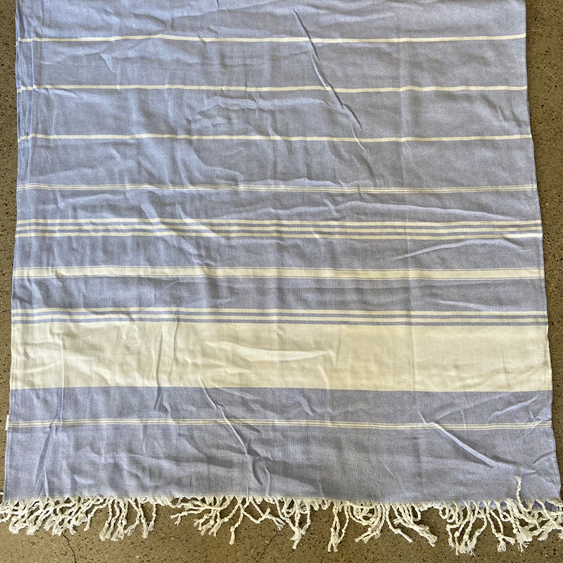 Toallas transfronterizas absorbentes gran tamaño toallas de baño de punto rayas bordadas toallas de playa turcas algodón al por mayor