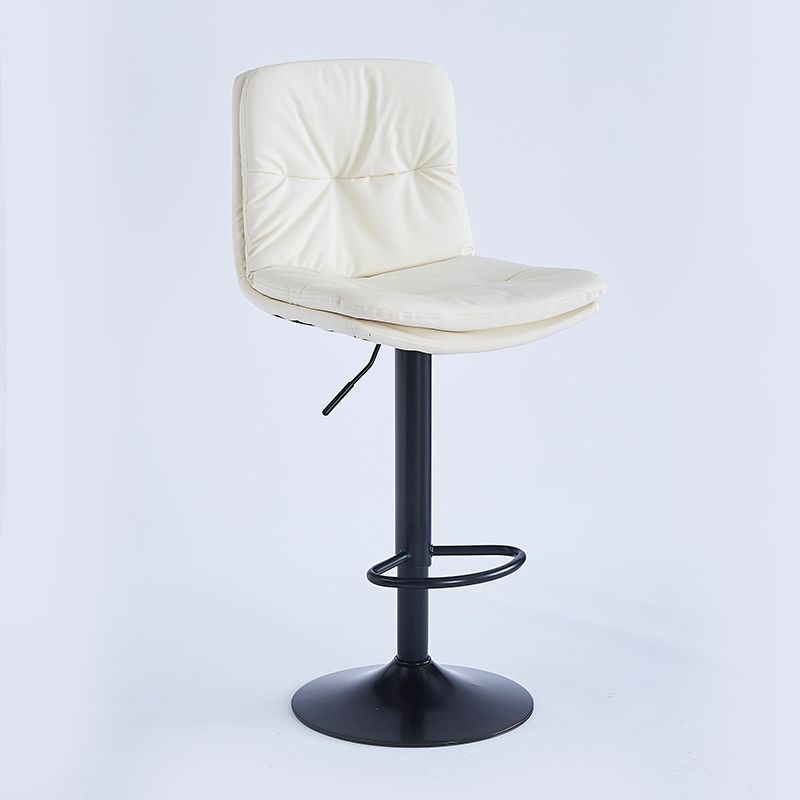 Silla de bar nórdica, respaldo moderno y simple, silla de bar de lujo, elevación y cajero giratorio, taburetes de bar altos. image 16