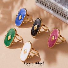 Ħ���ֹ�͢�粻��ֶ�18K�����Բ���ͽ�ָŮС��ins�ٴ�ָ������