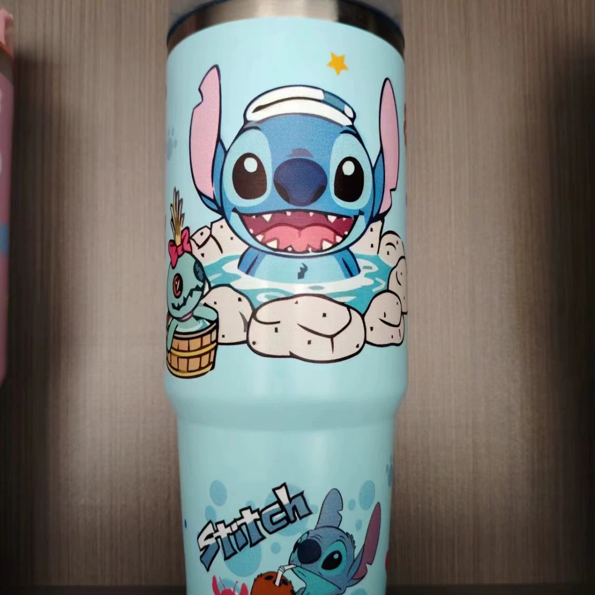 Термос-вакуум 30 oz с мультяшным рисунком, нержавеющая сталь AISI 304, двойные стенки