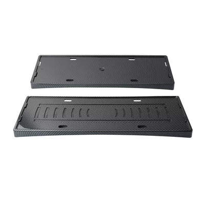 Vehicle Full-Edge License Plate Frame, Green — License plate holder/license plate holder