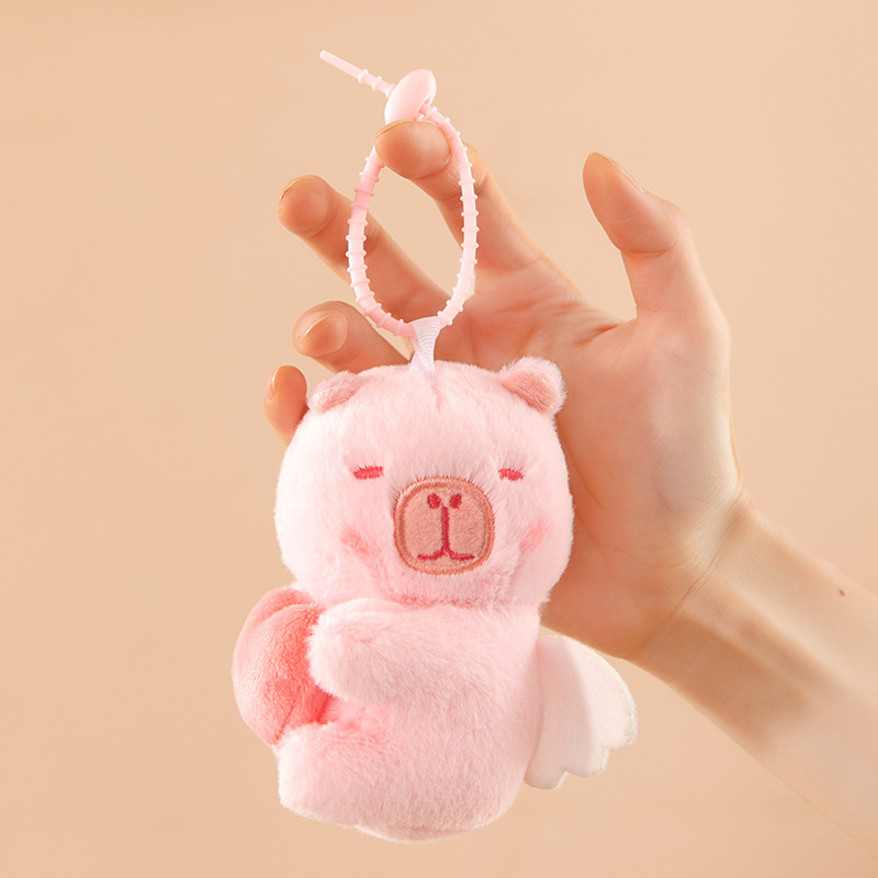 Nuevos juguetes de peluche colgantes muñeca máquina muñeca bolsos lindos colgantes bolsos colgantes llaveros al por mayor