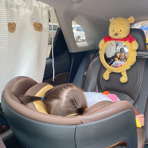 ins car baby safety seat rear view mirror car baby interior viewing mirror baby cognitive mirror