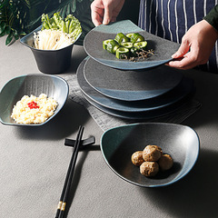 Japanese-style restaurant sushi plates, melamine dinnerware—wholesale supply for hot pot and BBQ restaurants, perfect for meatballs and grilled dishes.