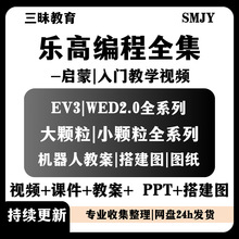 课程教案视频颗粒ppt大小ev3机器人课件wedo2.0乐高资料LEGO视频