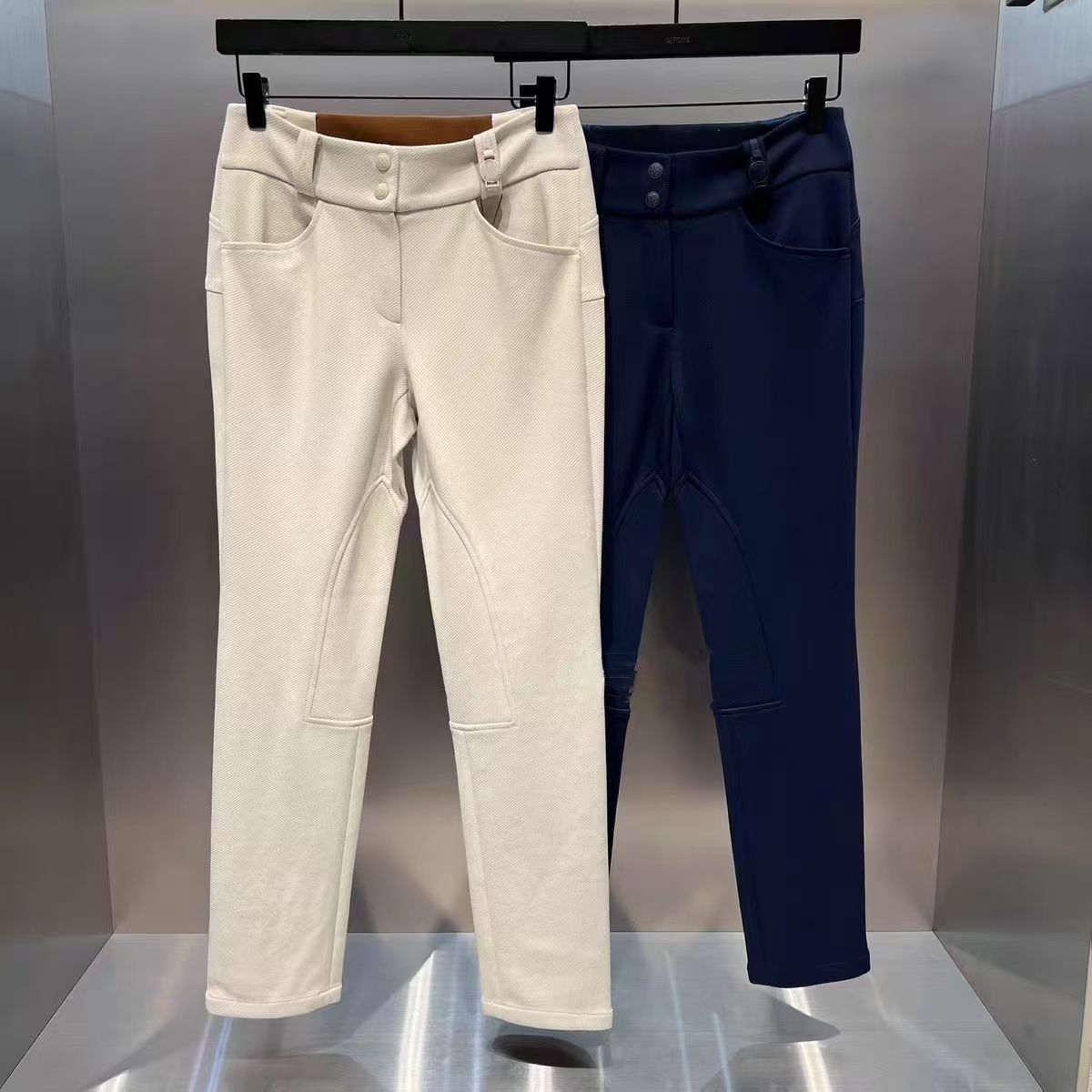 New Korean Women's Golf Early Autumn Fashion Slim Straight Pants Solid Color Casual Sports Long Pants Outdoor Trendy