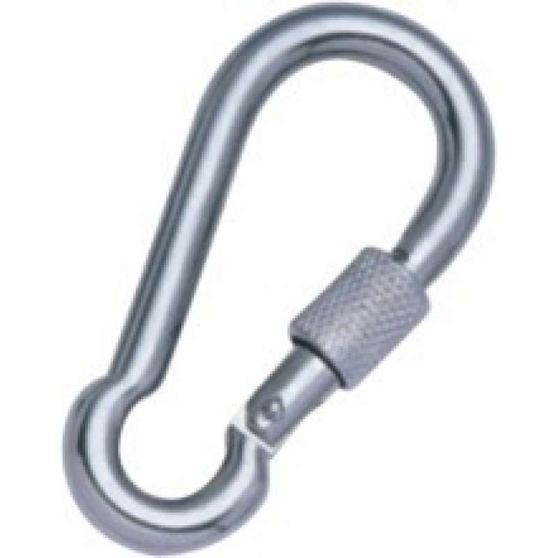 专业生产精美方便钩扣马具弹簧钩电镀锌登山扣金属扣