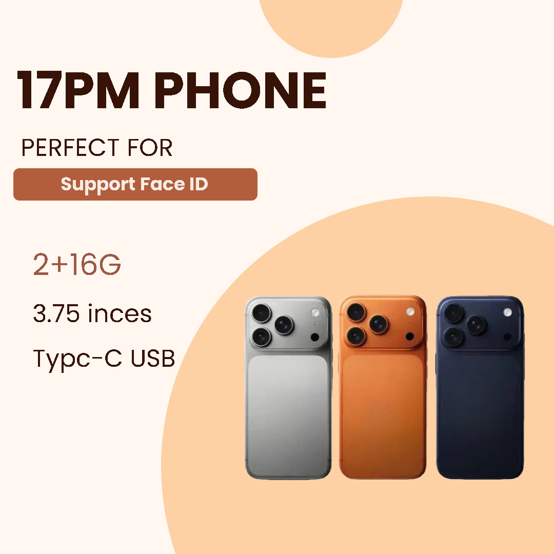 Cross-Border 3g Smart 17 Mini Phone Supports Facial Recognition, Wifi+ 3.75inch Mini Small Phone