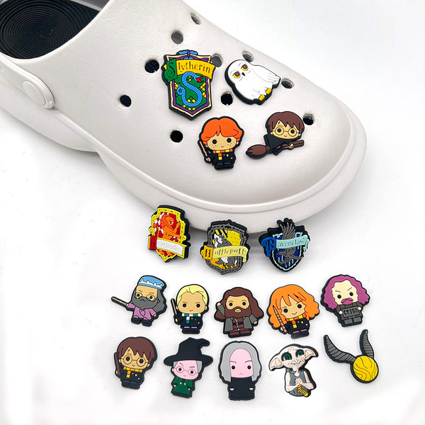 Harry Potter series of holes and shoe shoe flower shoe buckle Croc…