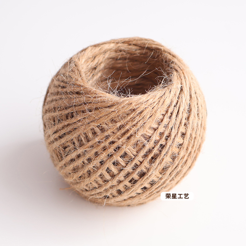 Cordón de cáñamo material de tela de cáñamo tejido a mano cuadrícula foto decoración de pared cuerda colgante cuerda de unión fábrica suministro directo