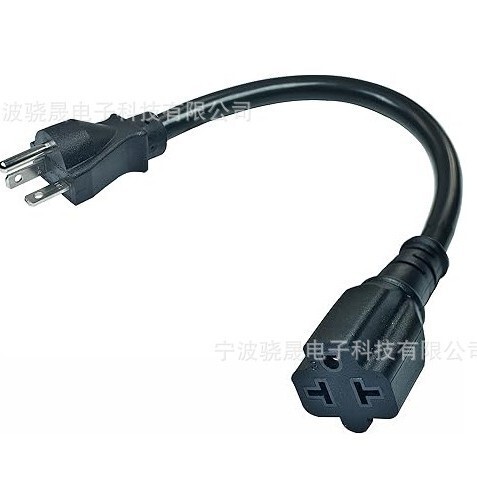 Ac Power Plug to T-Type Blade Adapter Cable, Nema6-20P to 5-20R/6-15R/5-15R Ac Power Plug to T-Type Blade Adapter Cable, Nema6-20P to 5-20R/6-15R/5-15R