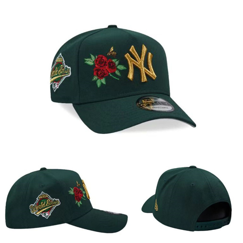 Sombrero MLB transfronterizo, gorra ajustable de béisbol, hombres y mujeres, techo rígido bordado, protector solar al aire libre, gorra deportiva, nueva gorra de visera