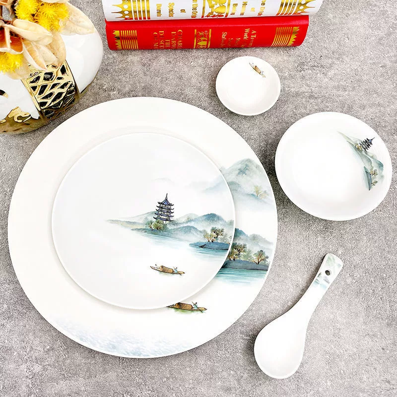 Посуда, ceramic набор для отеля, китайский стиль, набор из 3 предметов