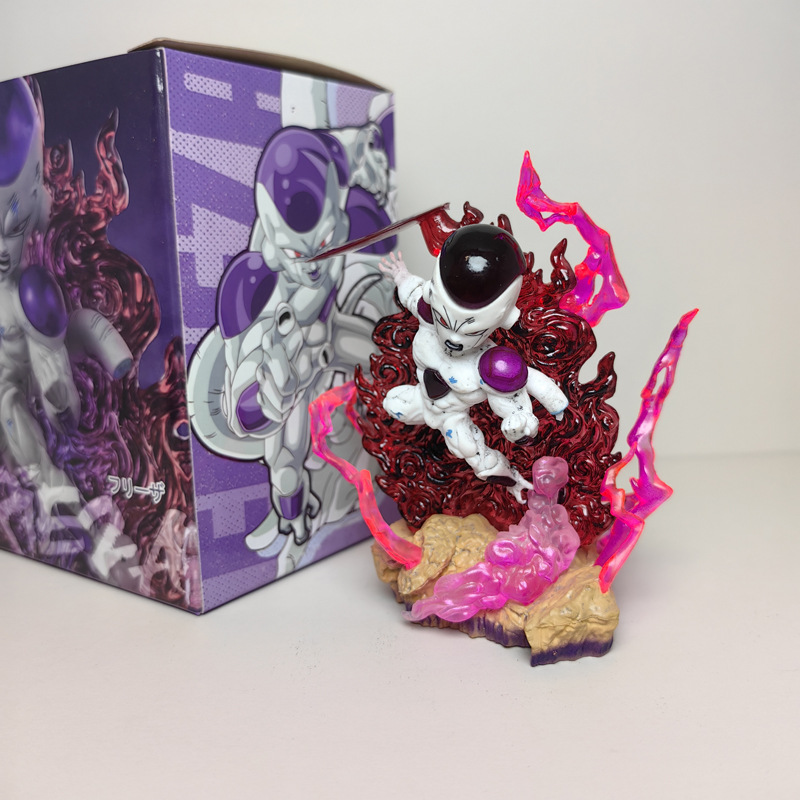 Siete Dragon Ball G5 serie Q edición Frissa Goku Vegeta decoración hecha a mano modelo de chasis adornos