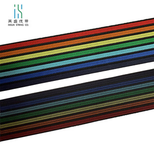 Rainbow Stripesd Elastic Band, Colorfulful Gauze Band, Breathable Mesh Elastic Band, Elastic Elastic Band, Sportswear Accessories