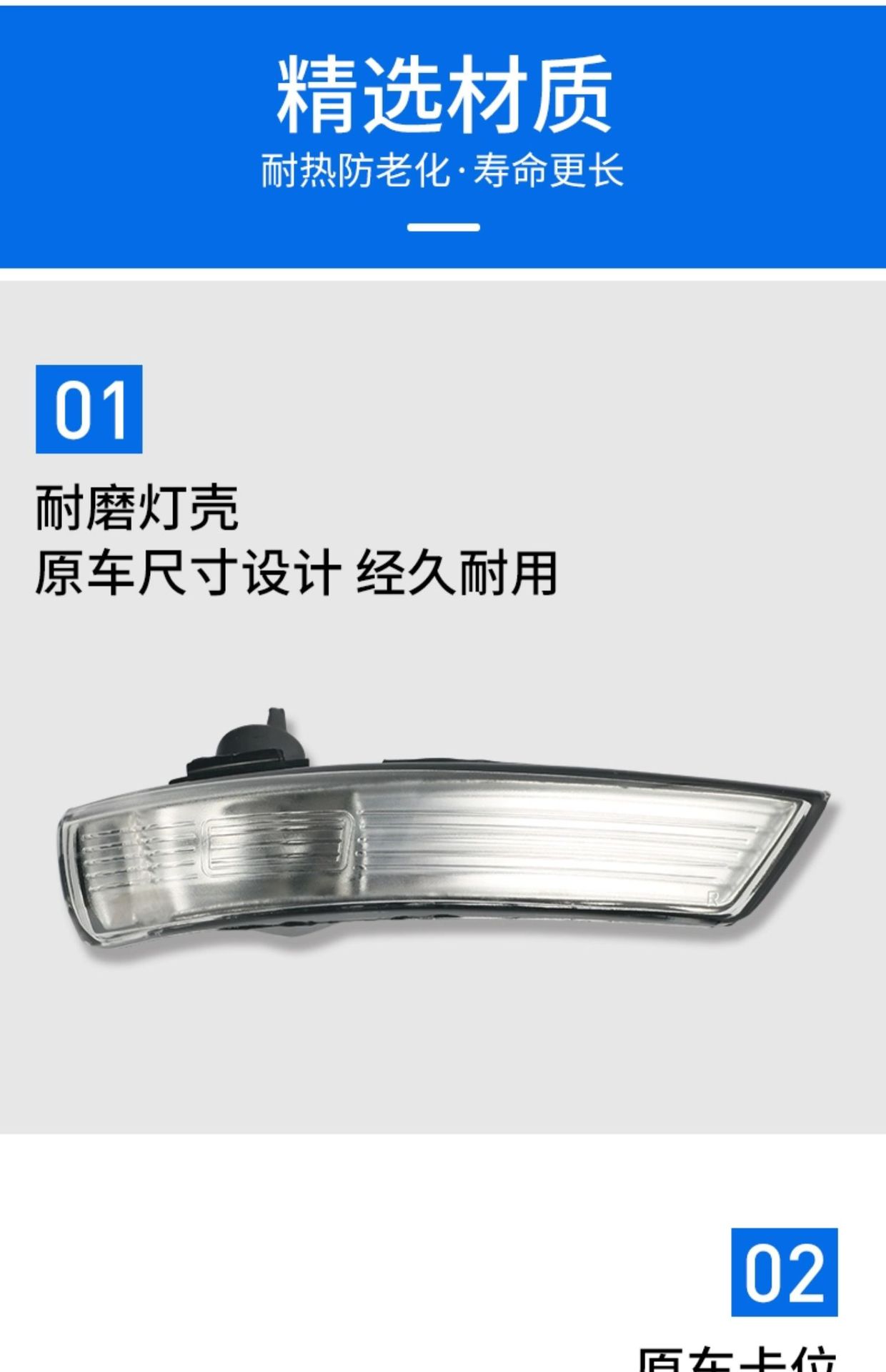 Suitable for Mondeo Victory, Fox Fiesta Edge Escape Escape Rearview Mirror Turn Signal