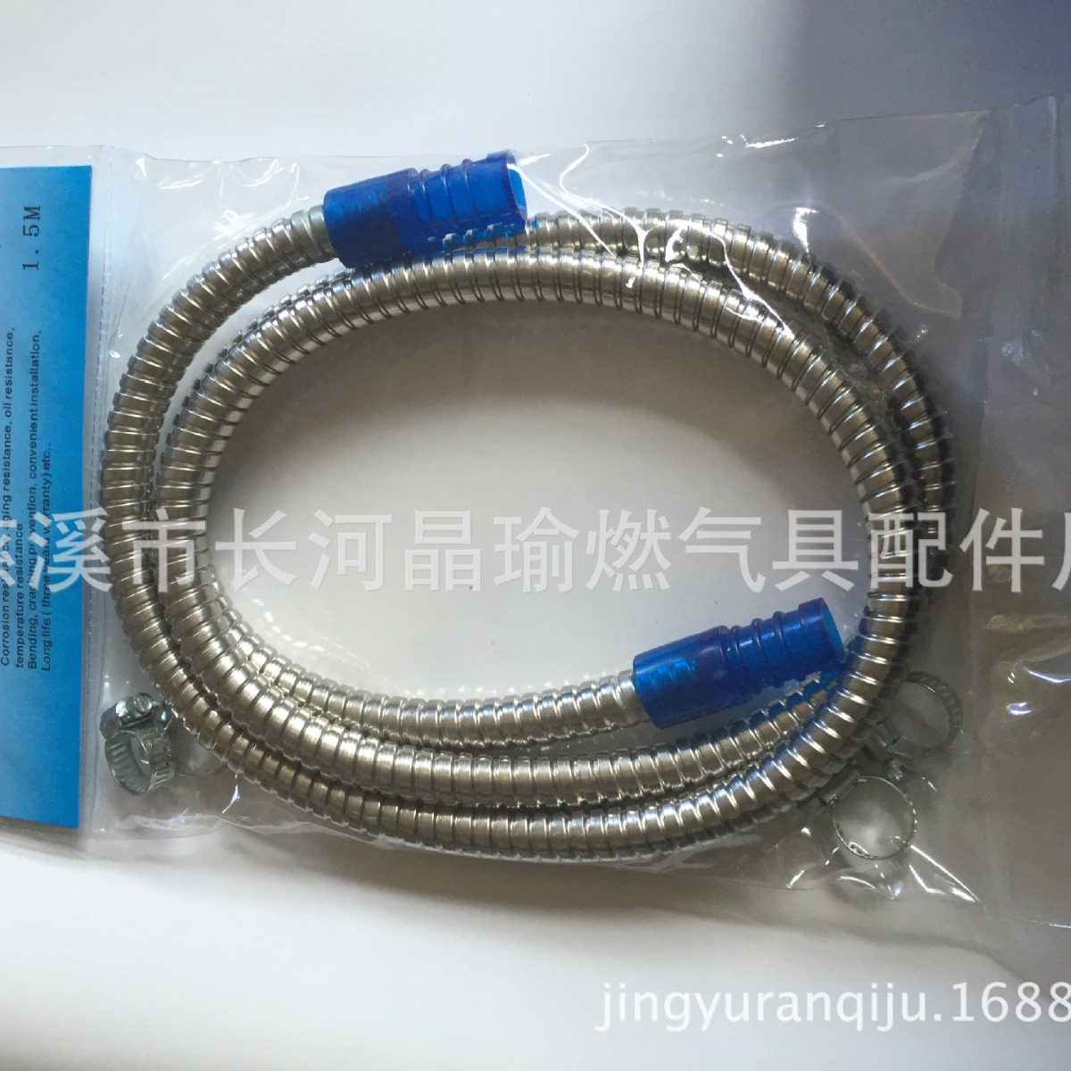 晶瑜牌不锈钢定尺燃气管燃气波纹管煤气管天然气管 0.3--5米