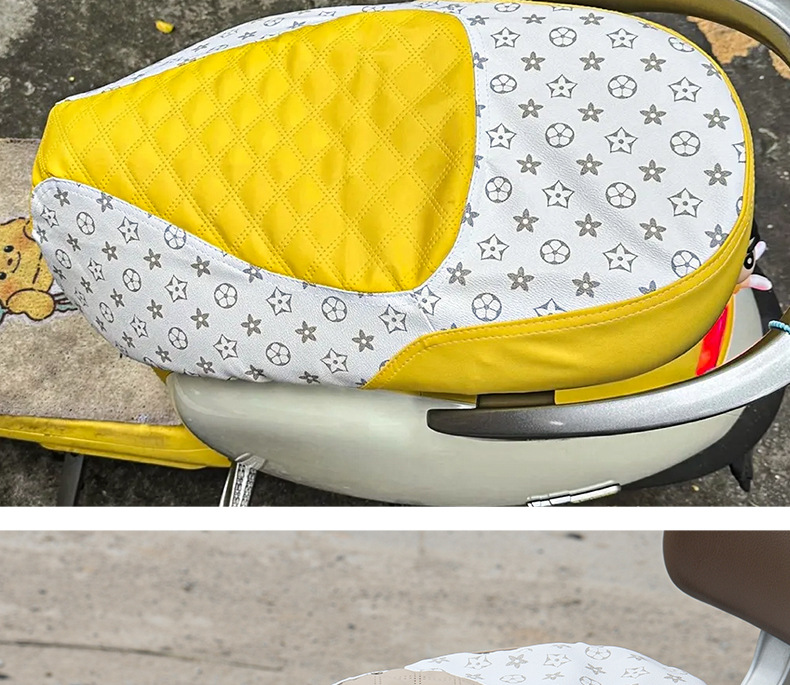 Suitable for No.9 Electric Vehicle Q Series Seat Cushion Cover, Summer Sun Protection Breathable Seat Cover, Electric Vehicle Wear-Resistant Universal Seat Cover