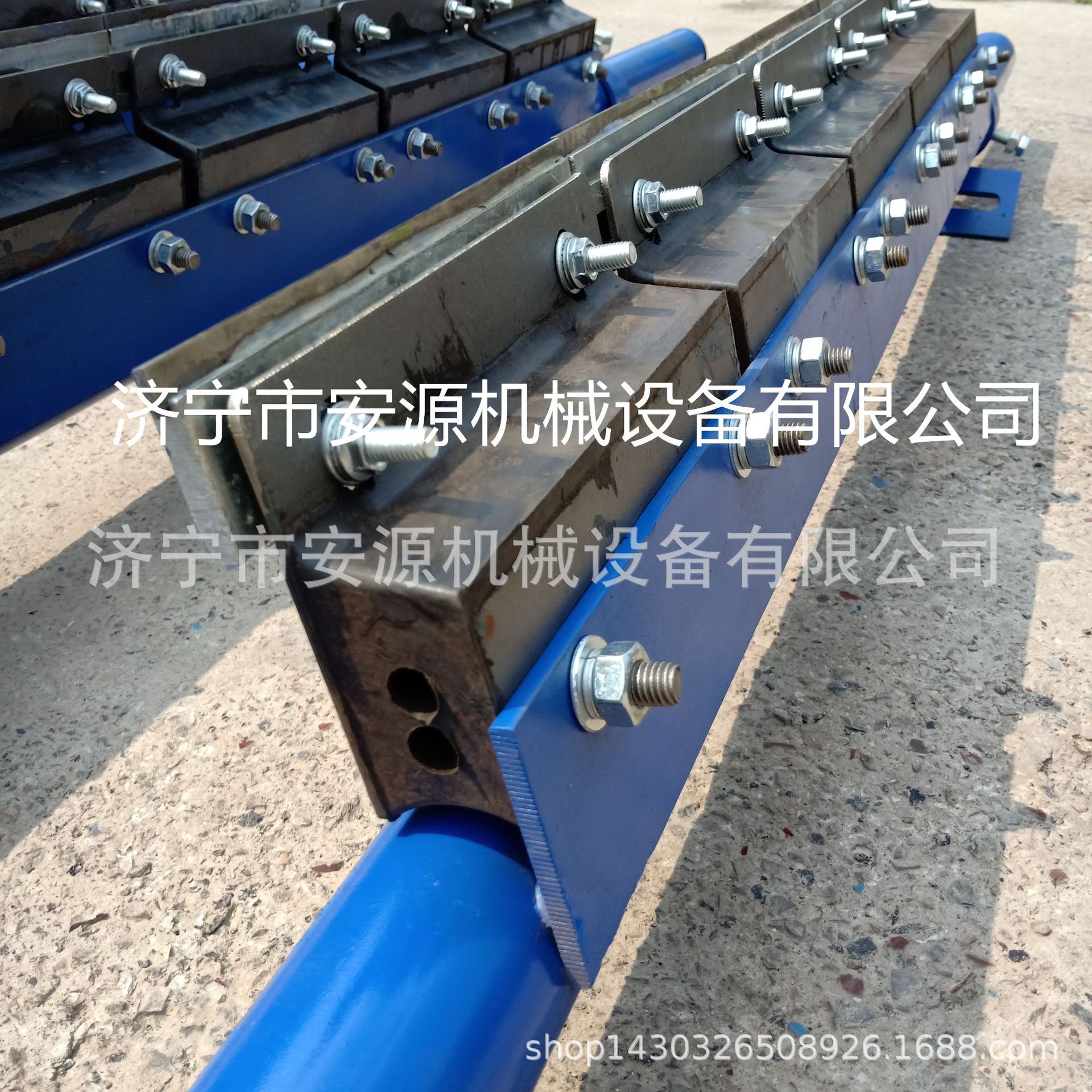 头部合金清扫器刀头 清扫器合金刮刀 200mm合金清扫器刀头厂家