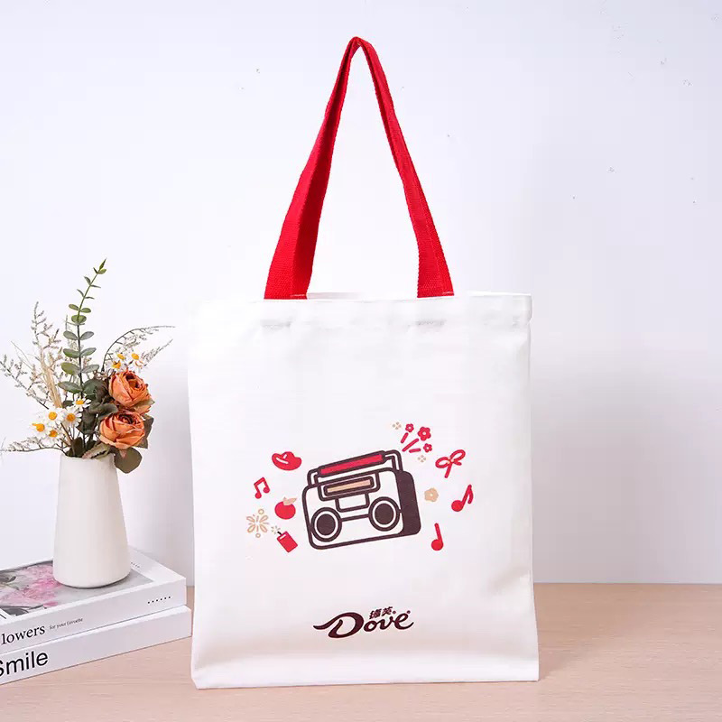 现货帆布袋高级感上班通勤补习班大容量单肩手提