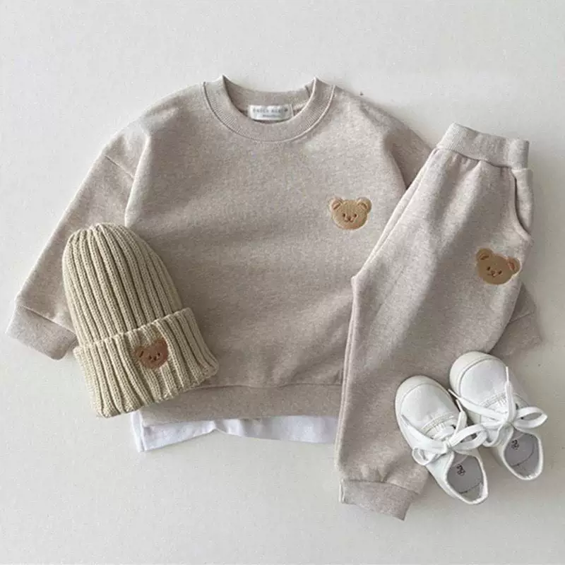Children's autumn-spring clothing set for boys, early age 2023 collection, multi-size (80–120)