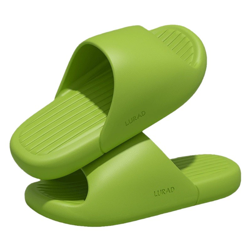 Тапочки летние бытовые Нескользящие мужские и женские, ощущение наступления на экскременты, ванна на толстой подошве, износостойкие модные однотонные тапочки оптом