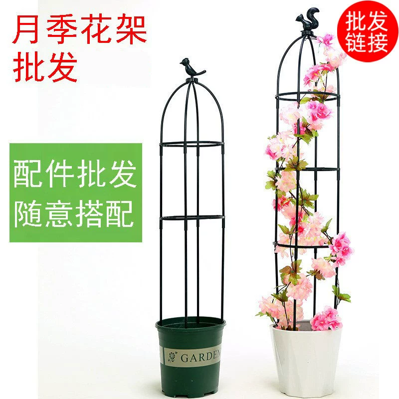 Европейский стиль садовый альпинистский каркас китайский цветок розы подставка для цветов клематиса рама для лазанья для растений балкон опорный стержень для горной черепахи