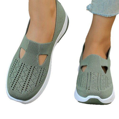 TEMU Cross-border Bestselling Women's Casual Shoes Factory Soft Sole Breathable Fashion Mother Shoes Sports Shoes for Women Dropshipping