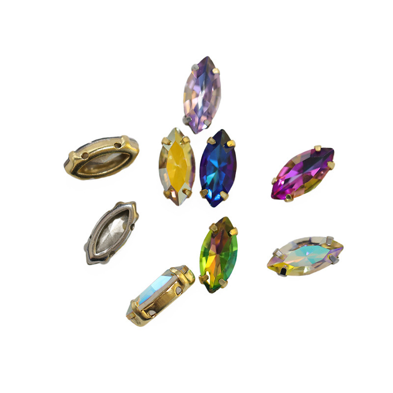 Factory direct horse eye claw drill plating Crystal drill DIY nail drill shoes bag accessories clothing accessories Factory direct horse eye claw drill plating Crystal drill DIY nail drill shoes bag accessories clothing accessories