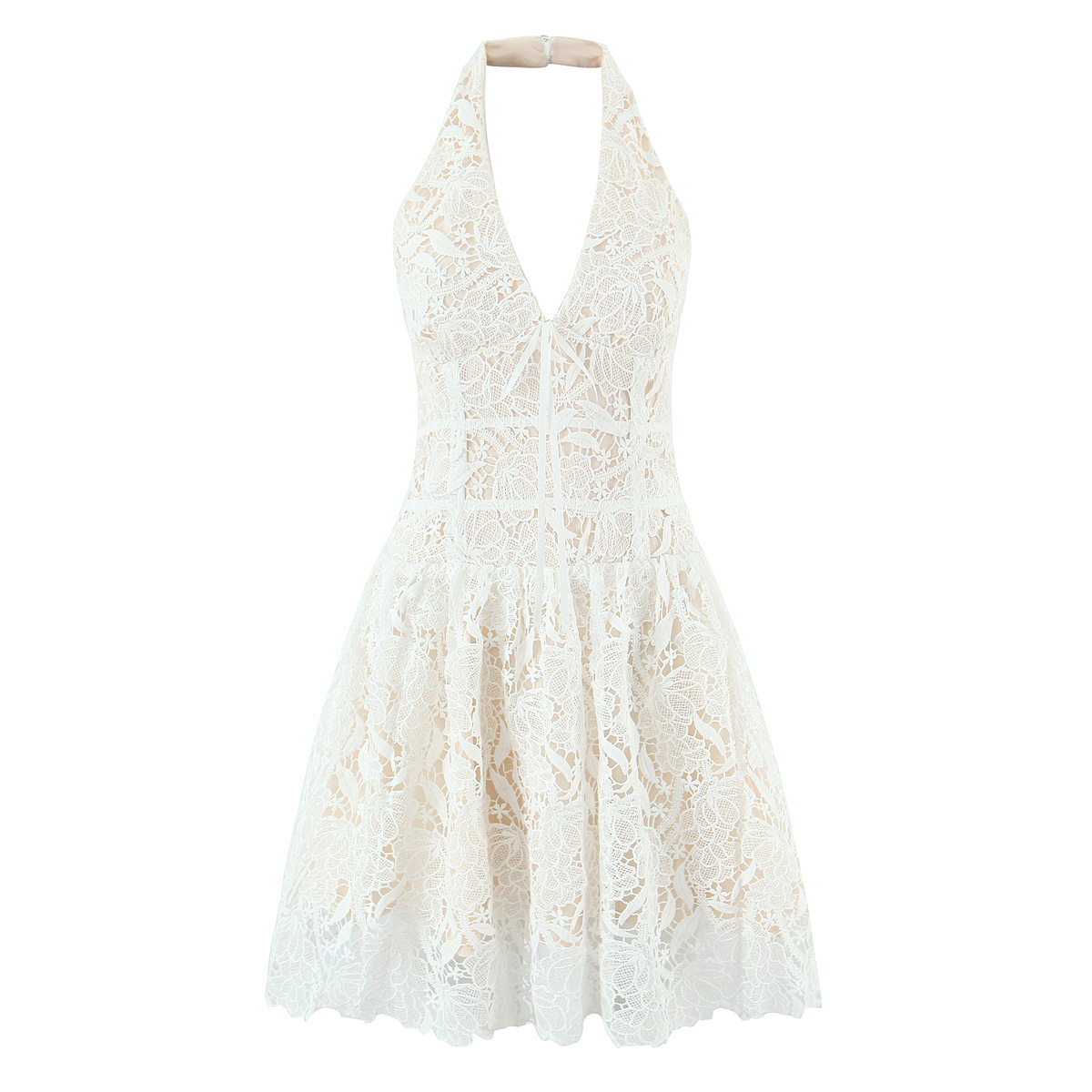 Retro lace summer design elegant dress