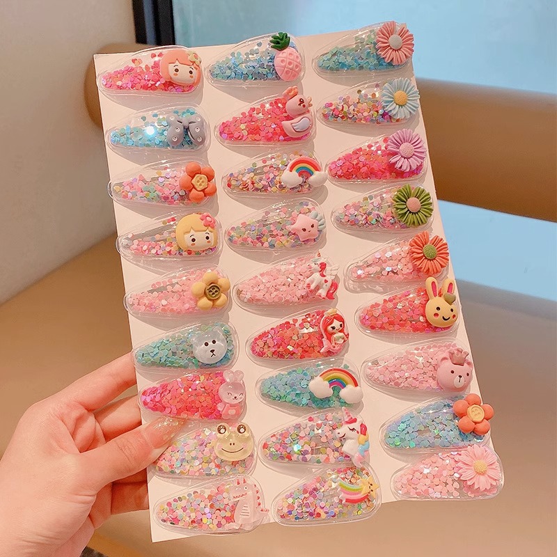 Bebé súper lindo clip tocado fruta de los niños pequeño clip horquilla rota de la niña linda verano Bangs horquilla accesorios para el cabello