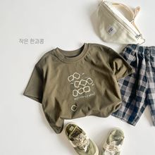 男童夏款T恤 女童短袖T恤批发 中小童韩系精品包边柔软夏装上衣