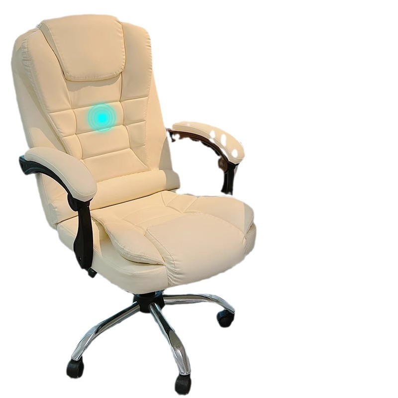 Silla de computadora doméstica silla dormitorio silla de escritorio sedentaria silla estilo crema dormitorio estudio escritura silla de respaldo oficina