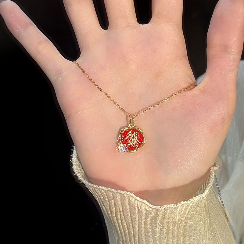 Collar de cabello de estilo nacional, nicho femenino de diseño, moda nacional, accesorios de cadena de clavículas, regalos